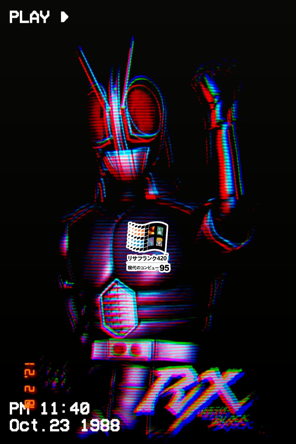 I tried to make Kamen Rider Vaporwave but it's really difficult to get an idea what to make. I'l try more and will post satisfying results which are hesvier edited.