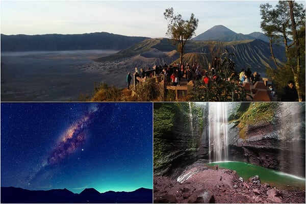 Mt Bromo Milky Way, Sunrise and Waterfall Tour 2 Days