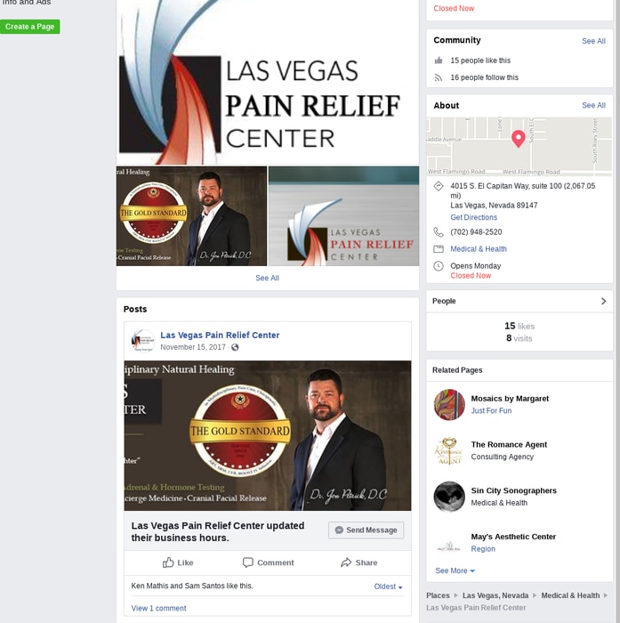 Las Vegas Pain Relief Center