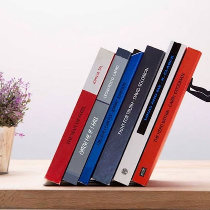 Superhero Bookends Magically Float in Mid-Air to Save Your Books From Falling Over