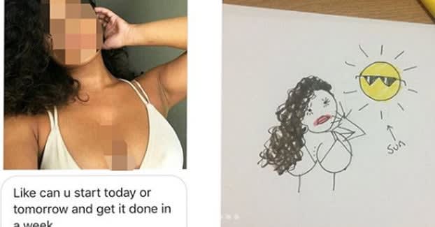 An Artist Drew These Hilarious 'Portraits' Of People Who Didn't Want To Pay