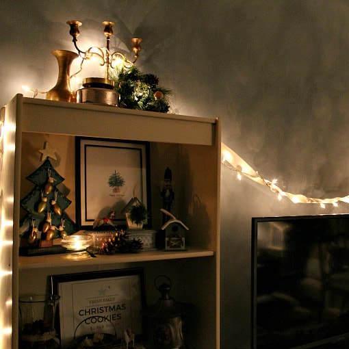 How to Reuse Old Decor to Make Bright Christmas Vignettes
