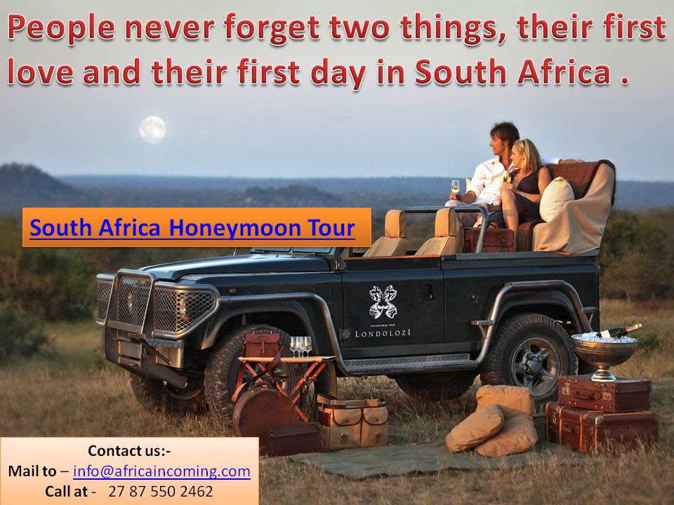 South Africa honeymoon