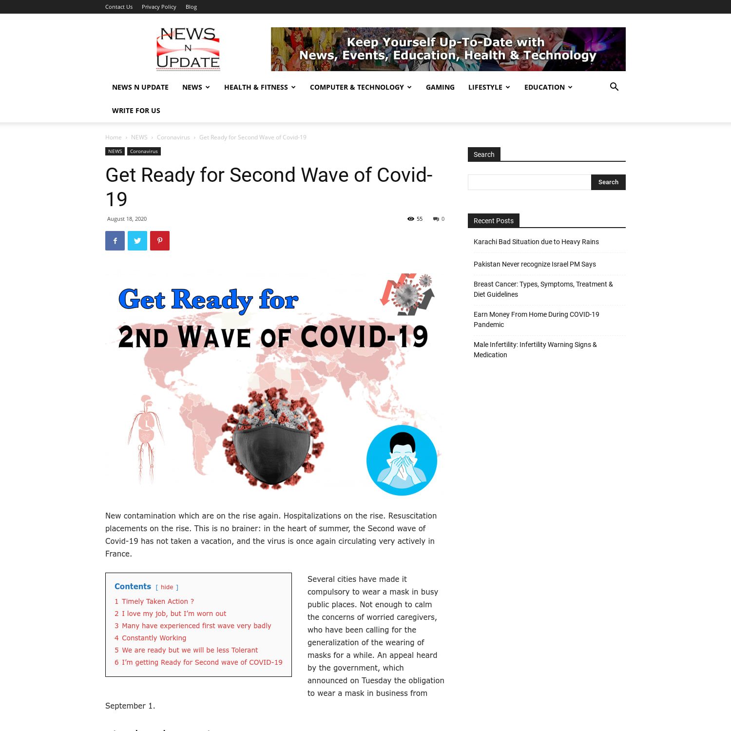 Get Ready for Second Wave of Covid-19, it'll Hit Badly Again