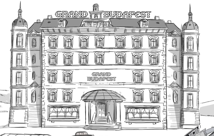 Wes Anderson releases his animated version of The Grand Budapest Hotel