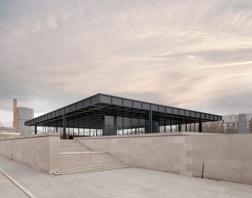 David Chipperfield completes "surgical" overhaul of Mies van der Rohe's Neue Nationalgalerie