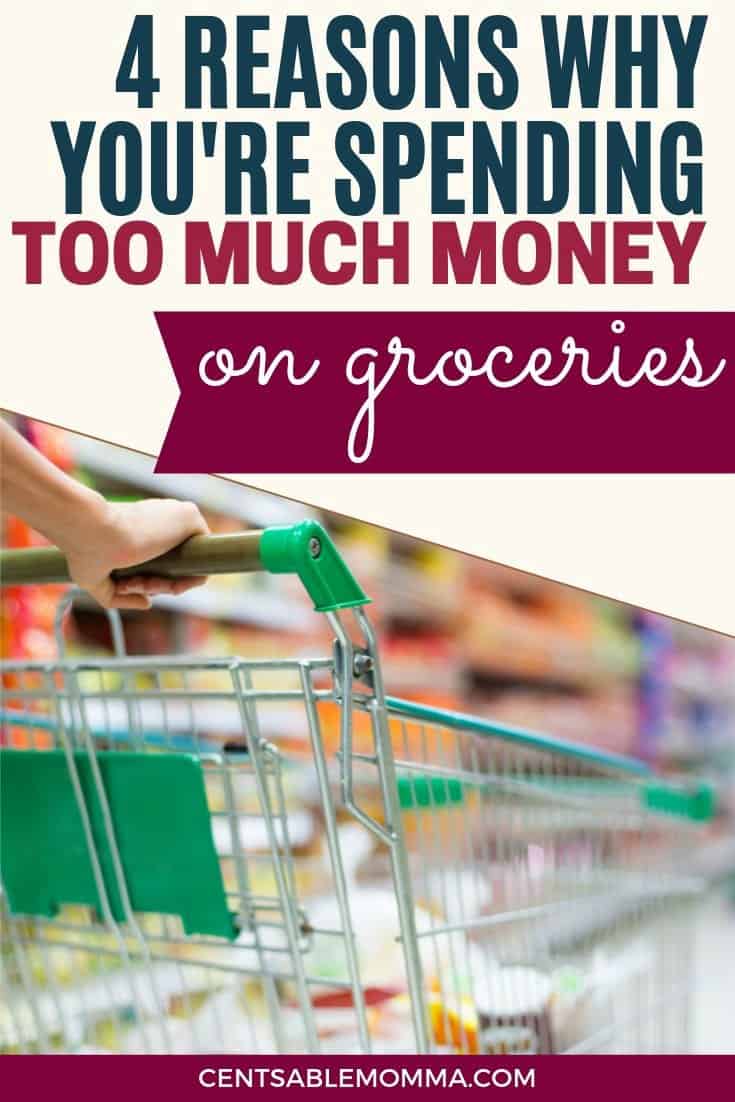 4 Reasons Why You're Spending Too Much Money on Groceries