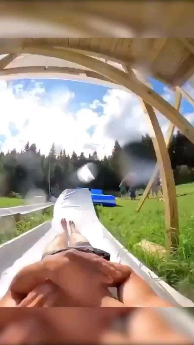 They made a waterslide