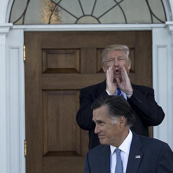 Trump is hoarding money while Romney sweats to help his party.