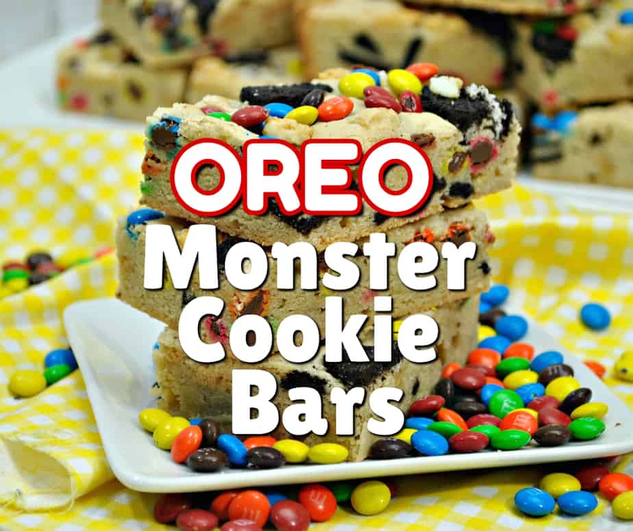 Oreo Monster Cookie Bars