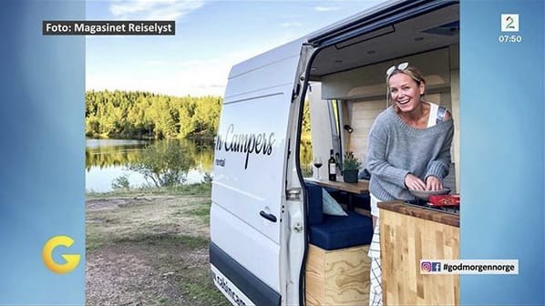 Cabin Campers recommended on national TV! - Traveling in Norway