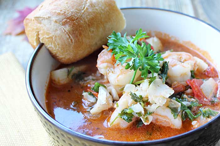 One Pot 30 Minute Seafood Stew