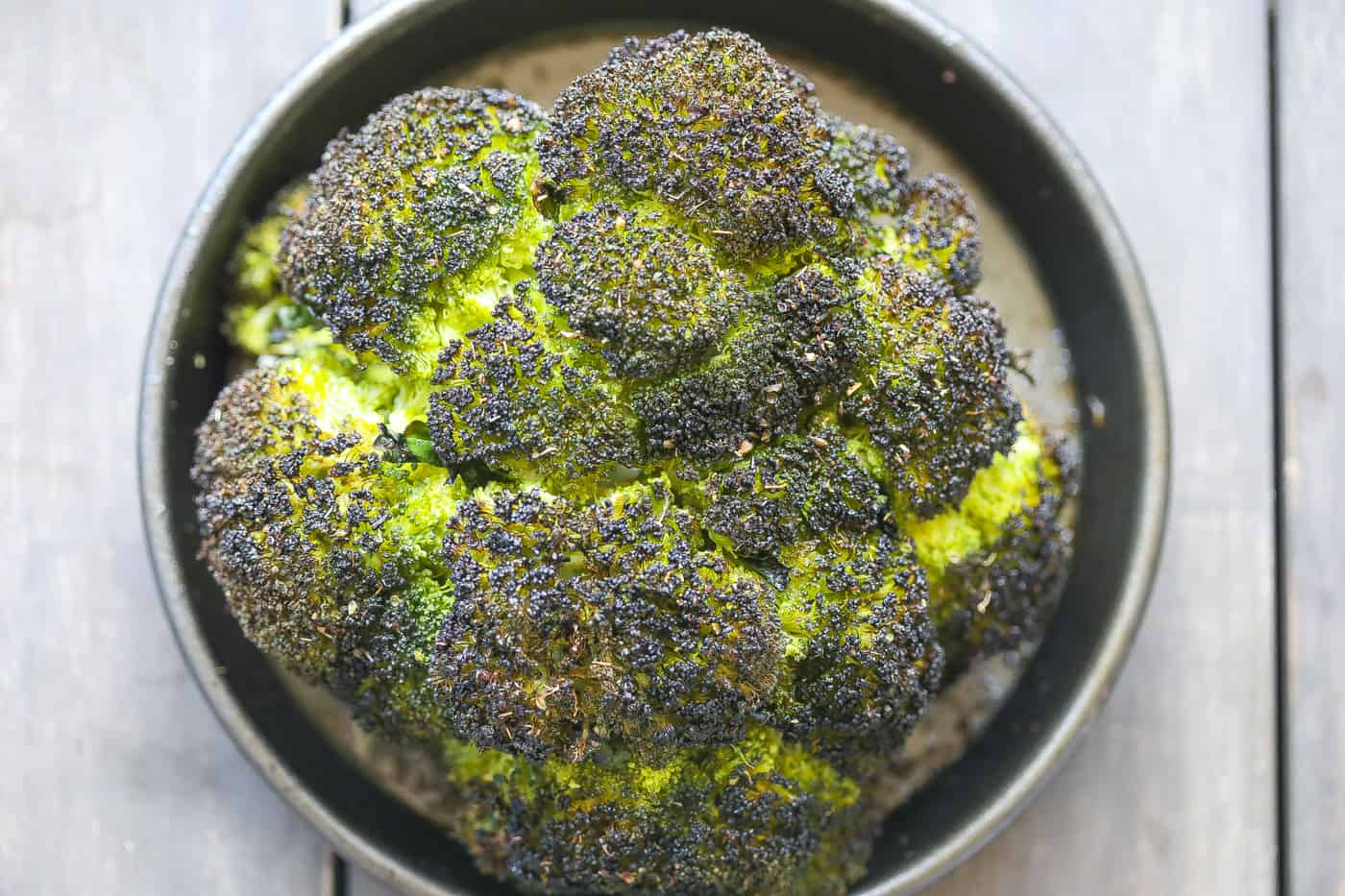 Whole Roasted Broccoli Head