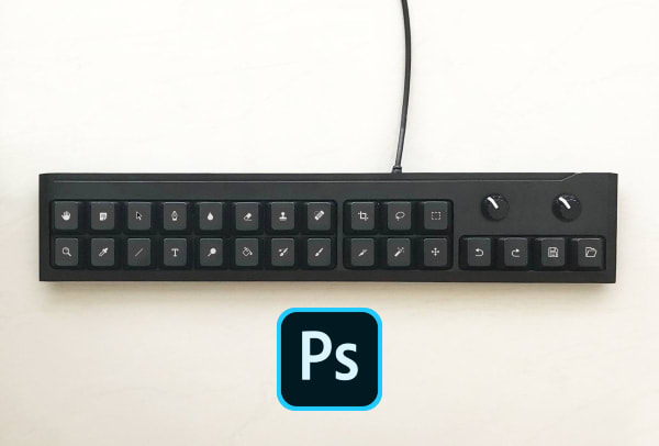 Adobe Photoshop Mini Shortcut Keyboard Lets You Access Go-To Tools Even Quicker