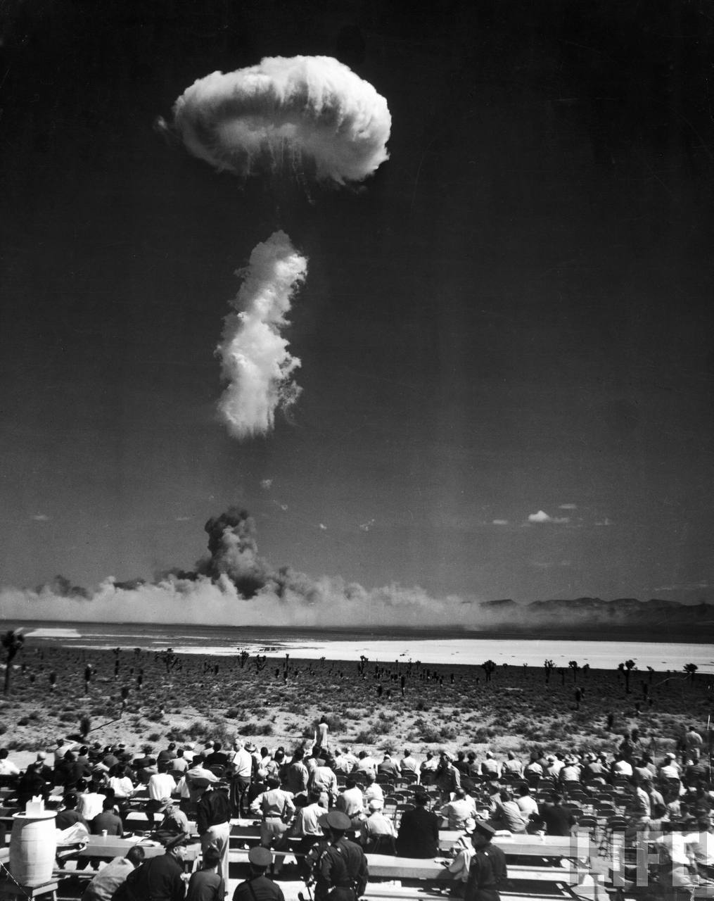 Nuclear Bomb Test, Yucca Flat, Nevada, March 19, 1952