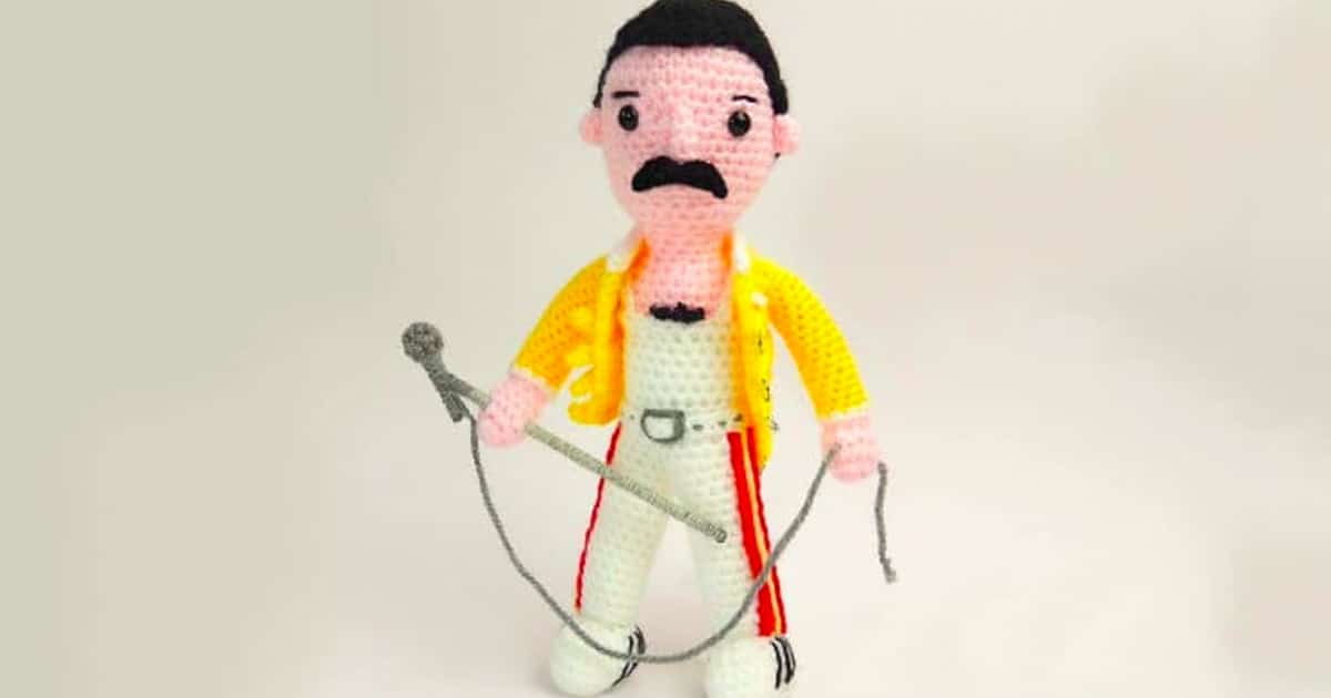 You Can Craft Your Own Crochet Freddie Mercury Doll Thanks to This Free Online Pattern