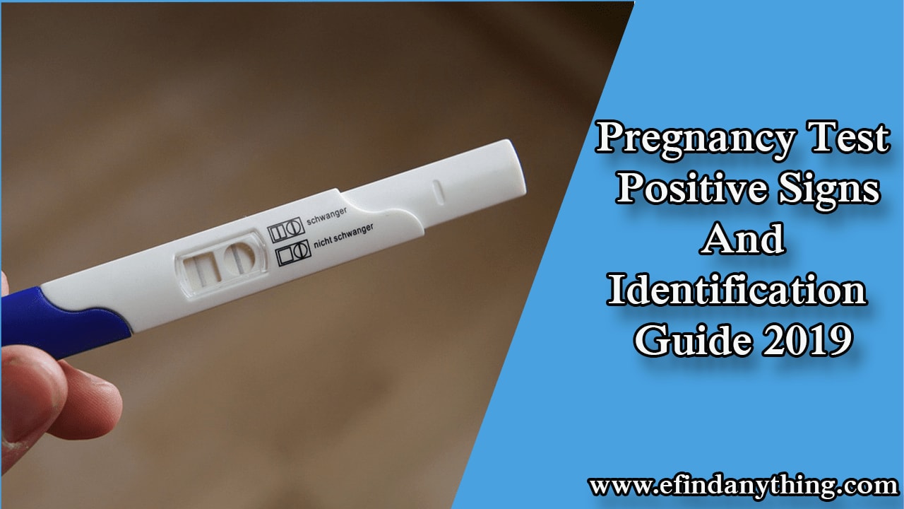 Pregnancy Test Positive Signs And Identification Guide 2019