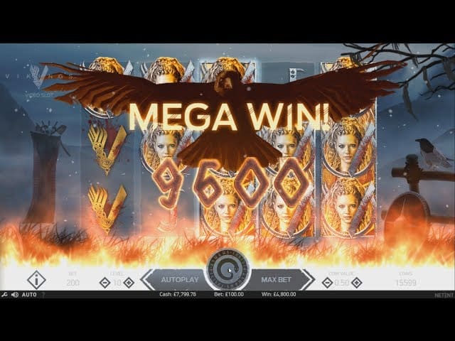 Viking Slot - Lucky Double Max Bet Spins Mega Win / 100 GBP BET