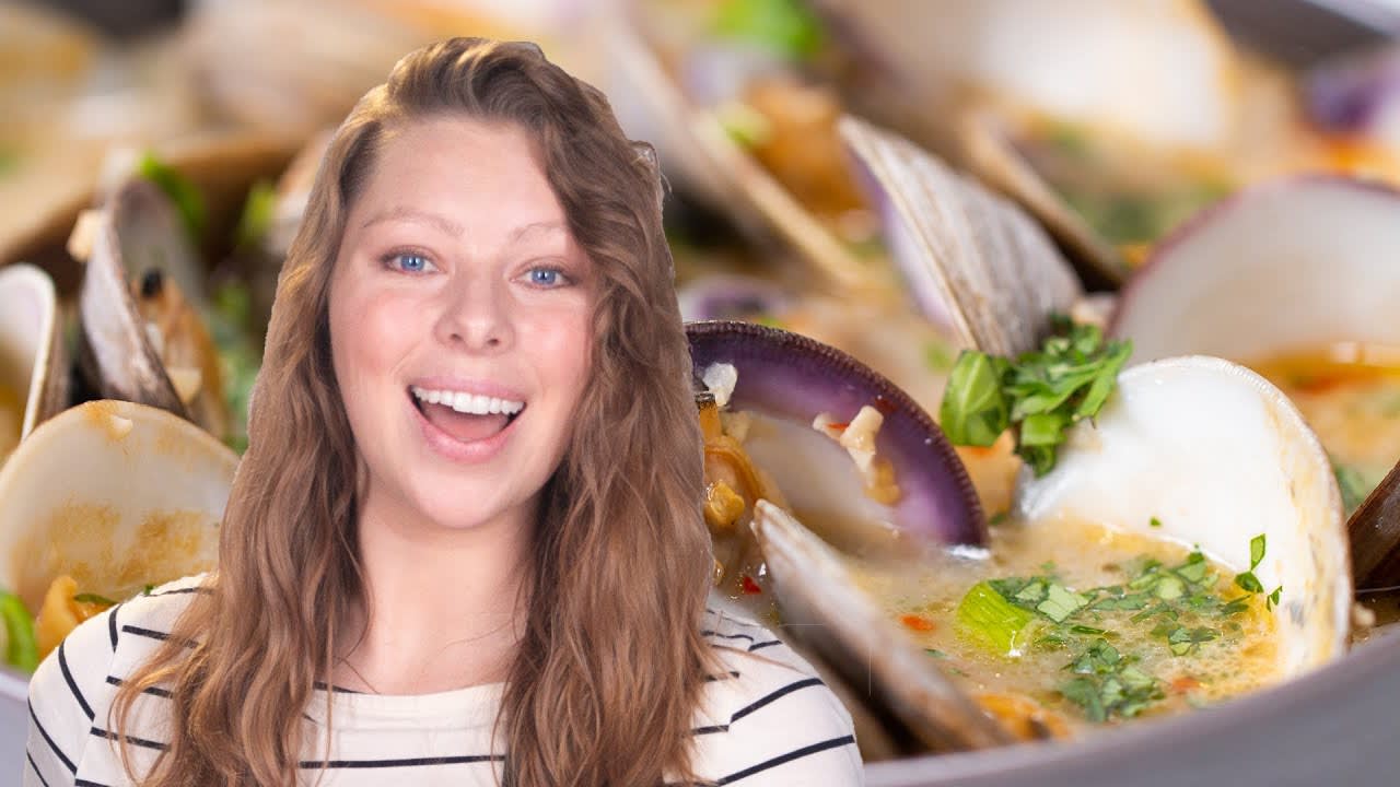 How To Cook Coconut Broth Clams • Tasty