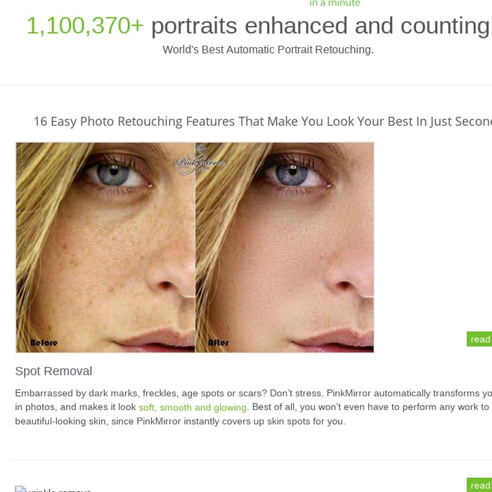 Portrait Photo Retouching and Makeup. Online, Automatic, DIY