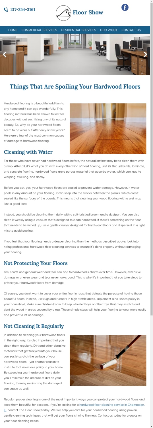Things That Are Spoiling Your Hardwood Floors