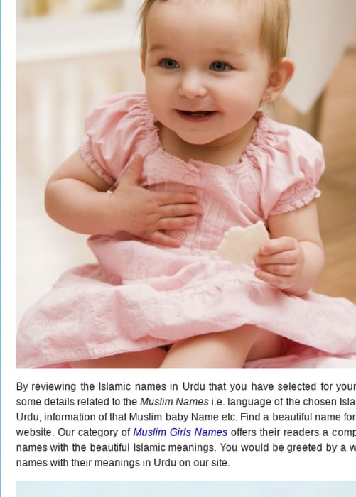 Check our New Range of Muslim Baby names