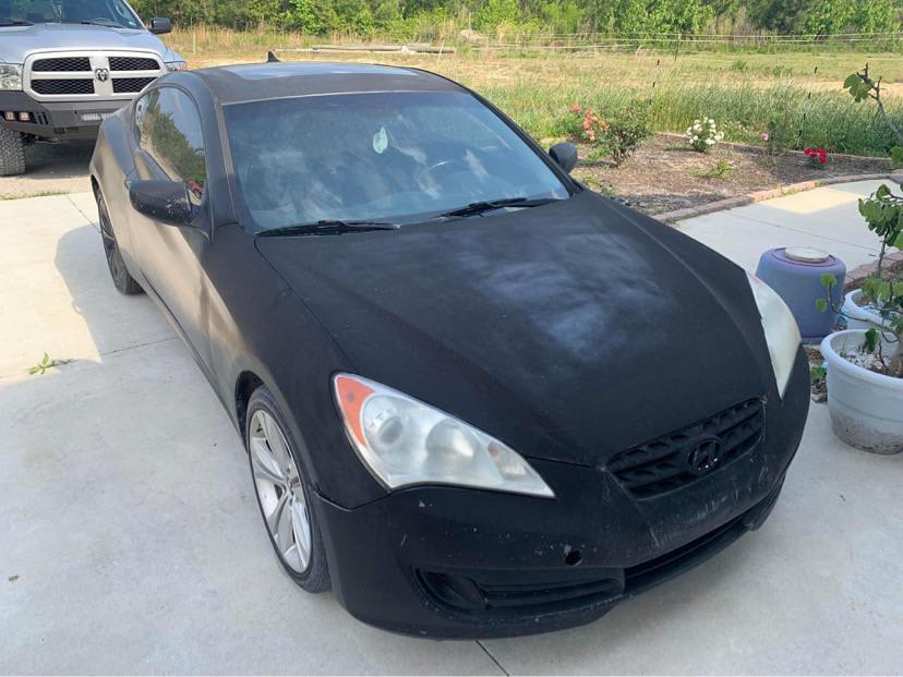 My 2006 Hyundai Genesis Coupe was stolen and the kid who grubbed it decided to spray paint it black :(. Any tips on how to remove this off my child