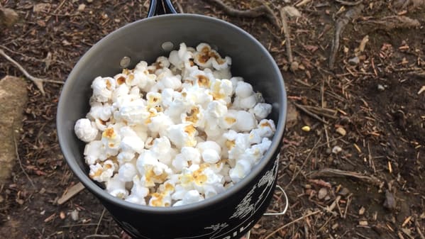 Easy Backpacking Stove Popcorn Recipe