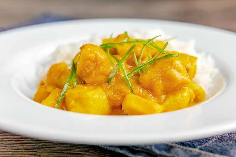 Retro Chicken and Pineapple Curry