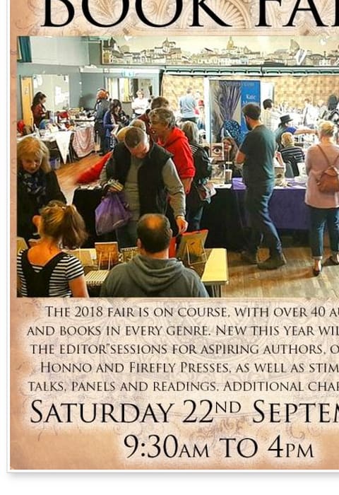 Narbeth Book Fair at the Quees Hall Sat 22 of September 2018