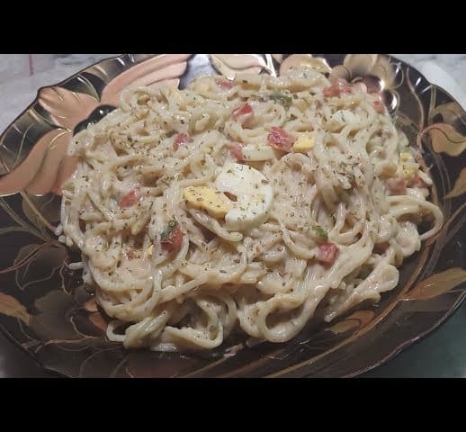 white sauce spaghetti with cheese recipe by ib cooking club