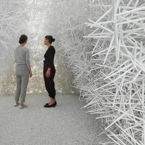 ICD Aggregate Pavilion 2018 Explores The Potential Of Designed Granular Materials In Architecture