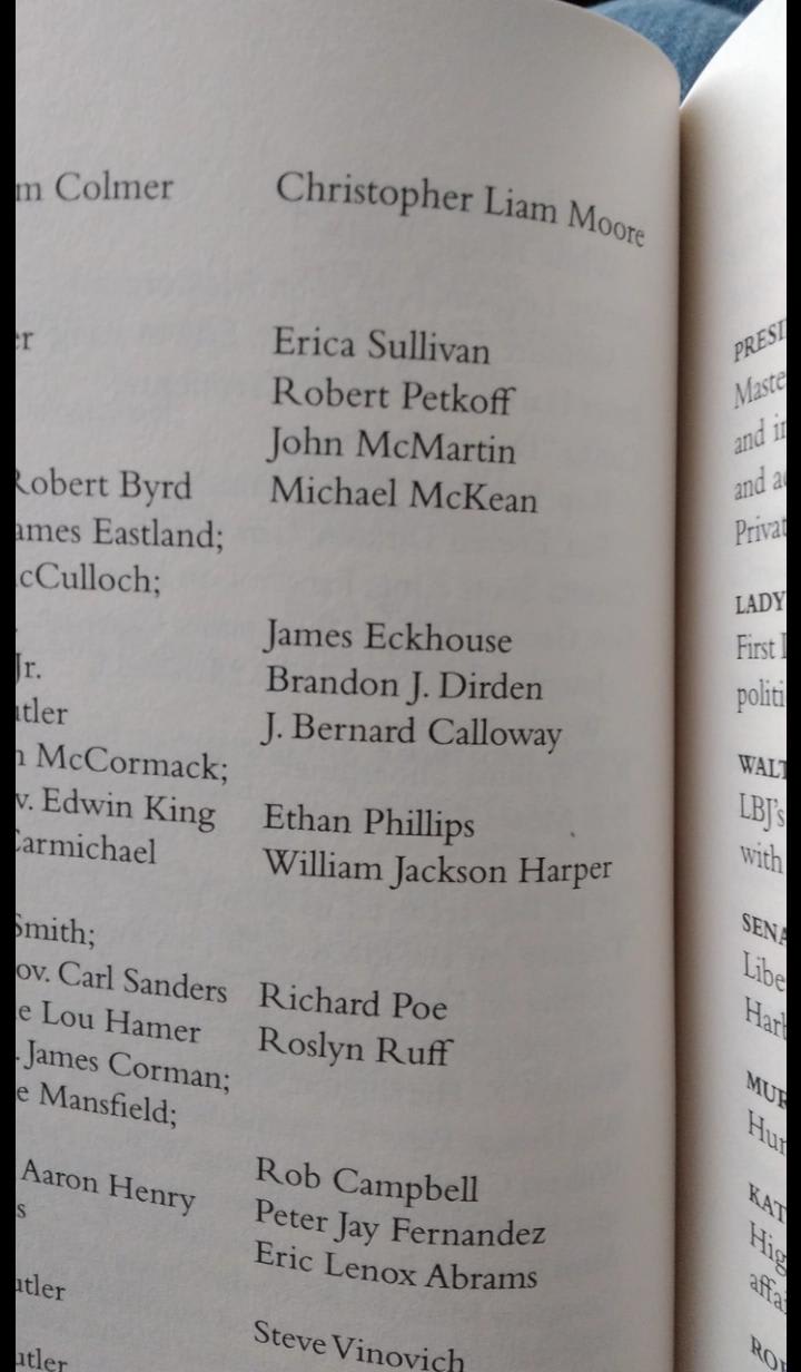 Turns out Michael McKean and WJH were in a play (All the Way) together back in 2014. Cool
