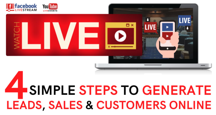4 Simple Steps To Generate Leads, Sales & Customers Online.