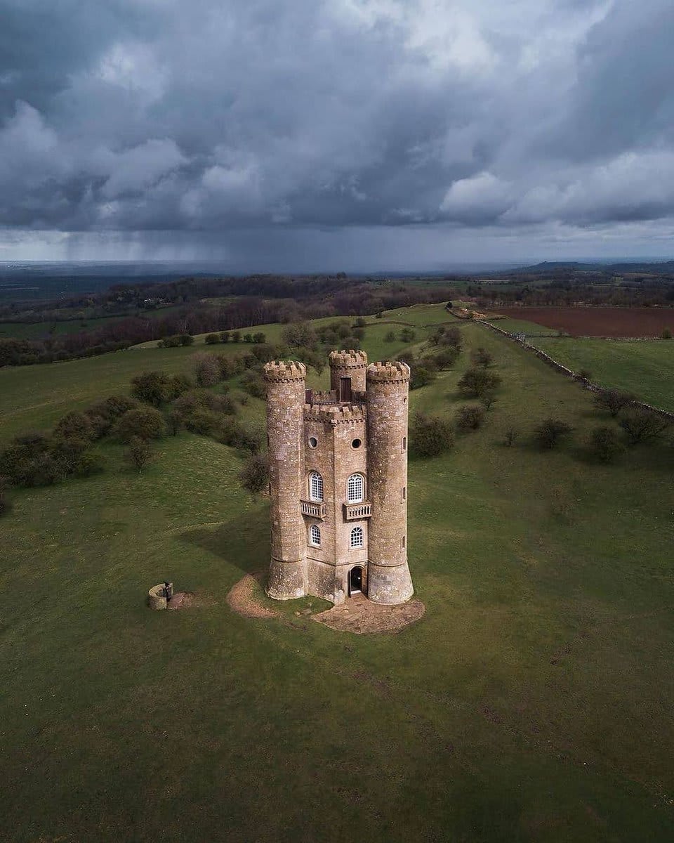 Broadway Tower in Worcestershire, England. It was built in 1799.