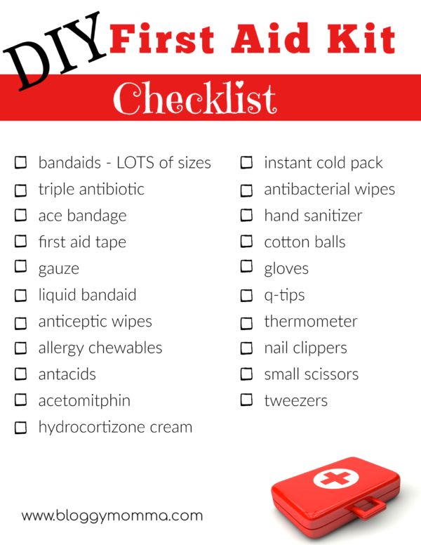 How to Perfectly Stock Your Homemade First Aid Kit - Bloggy Momma