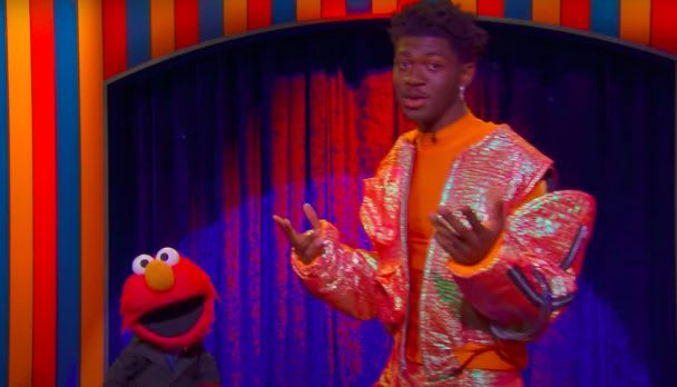 Kacey Musgraves & Lil Nas X Sing 'Sesame Street' Classics On Elmo's 'Not-Too-Late Show': Watch