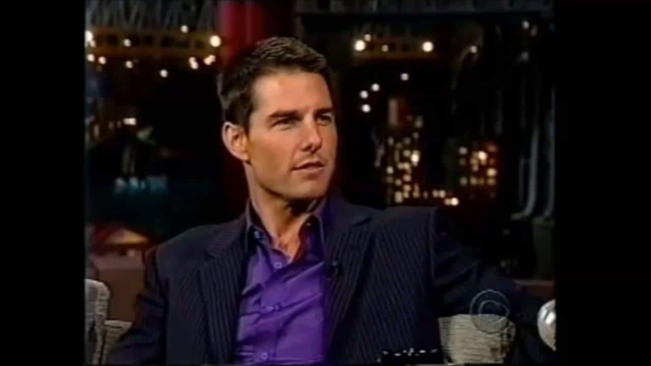 A clip of Tom Cruise laughing hysterically that Christian Bale says gave him inspiration when creating the Patrick Batemen (American Psycho) character