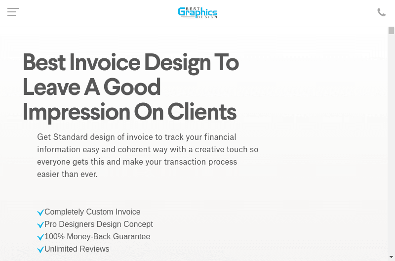 Best Invoice Design that Promotes Your Brand - Best Graphics Design