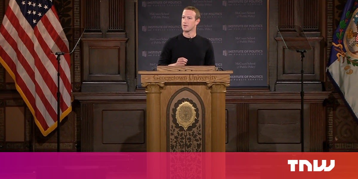 Mark Zuckerberg speaks out on political ads, free speech, and China