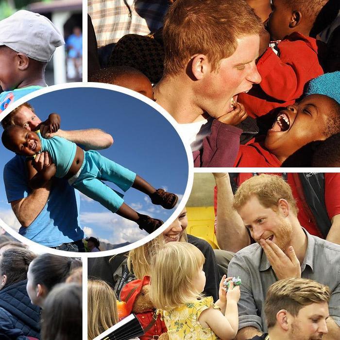 What sort of father will Prince Harry be? He certainly has a way with children