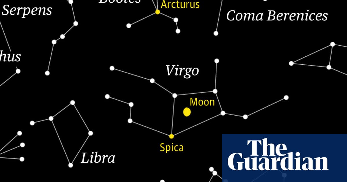 Starwatch: the moon pays a spring visit to Virgo