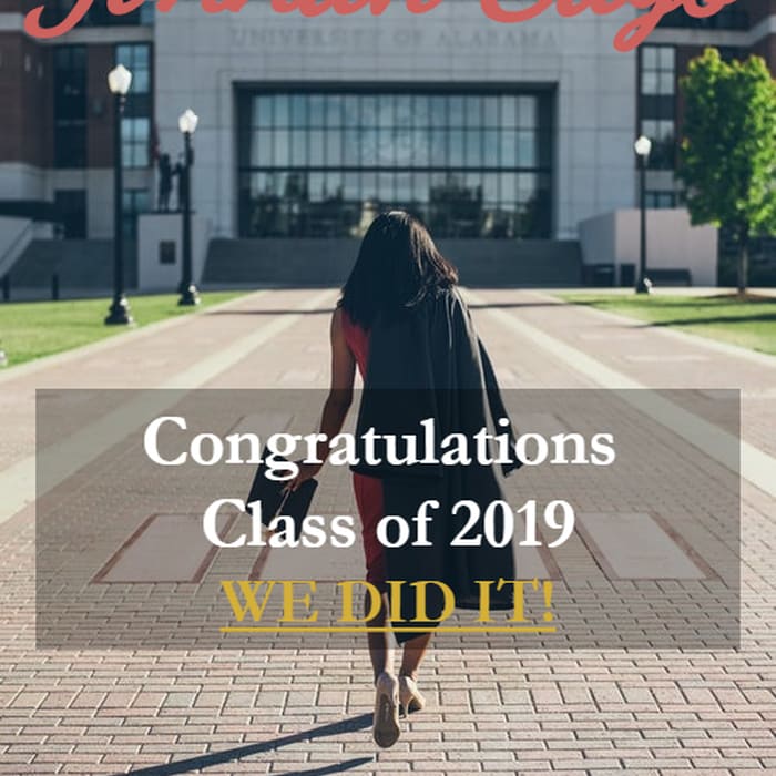 Spring 2019 Graduate! - Yonnah Says Congratulations Class of 2019