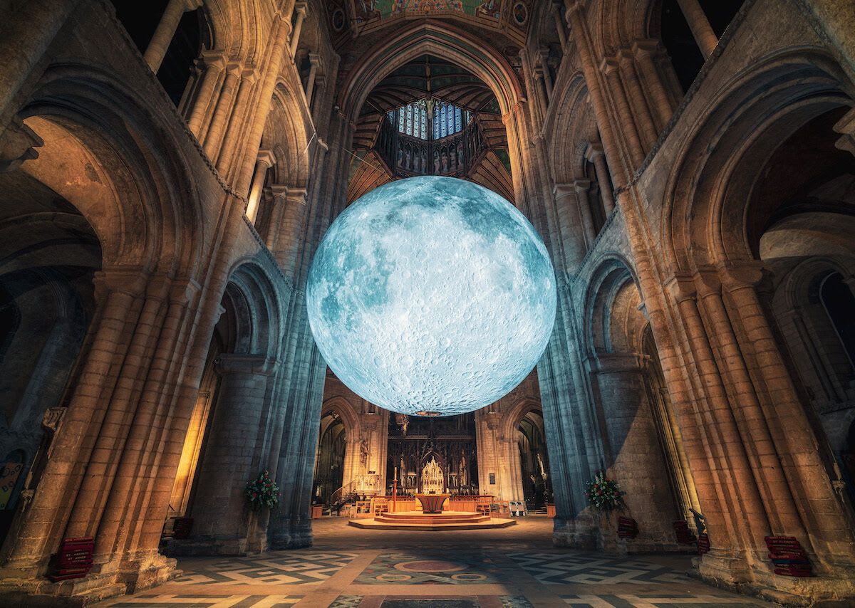 See the moon unlike ever before thanks to this illuminated exhibit