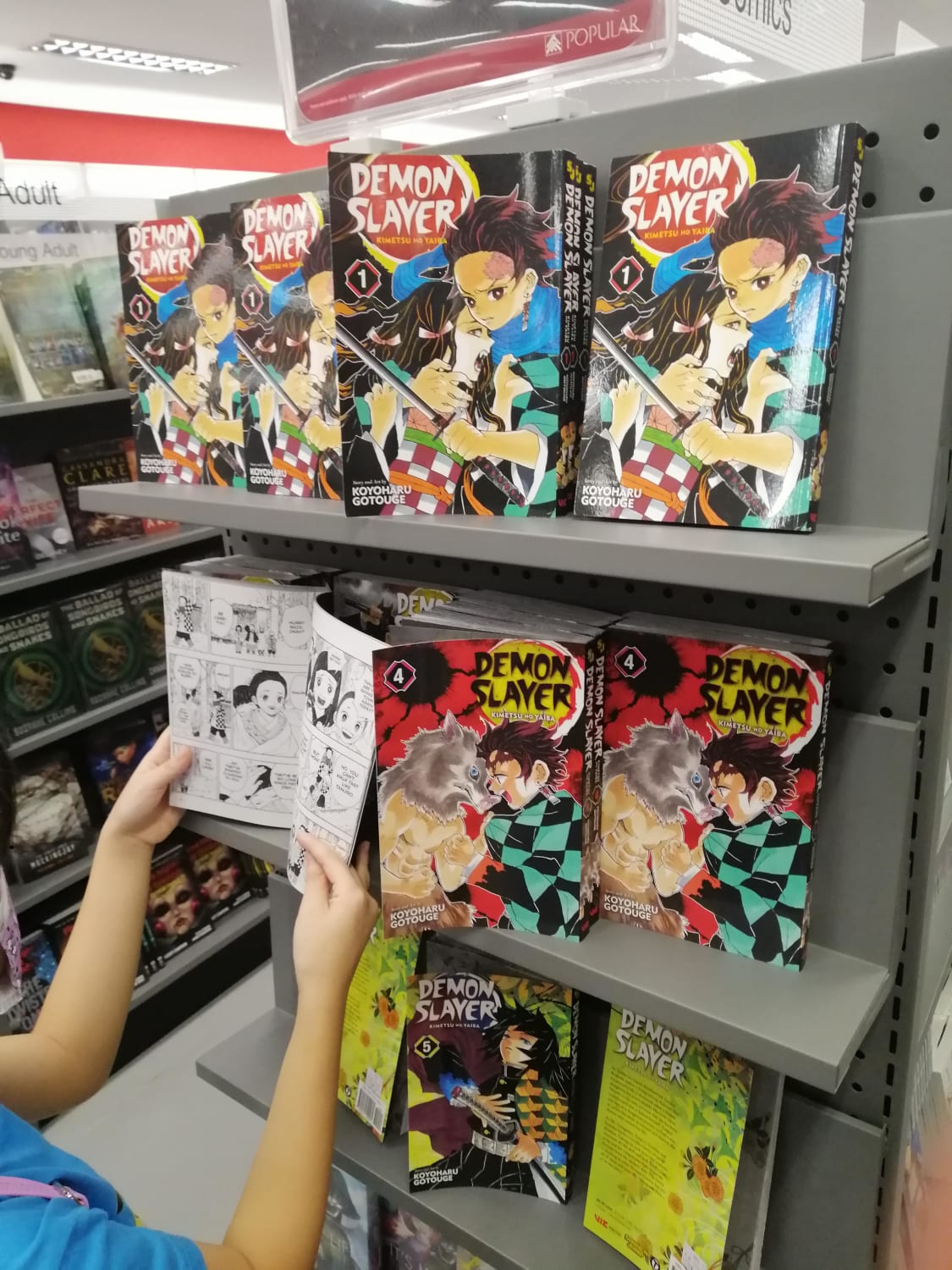 They've started selling Demon Slayer in my country's (Singapore) most widespread bookstore!