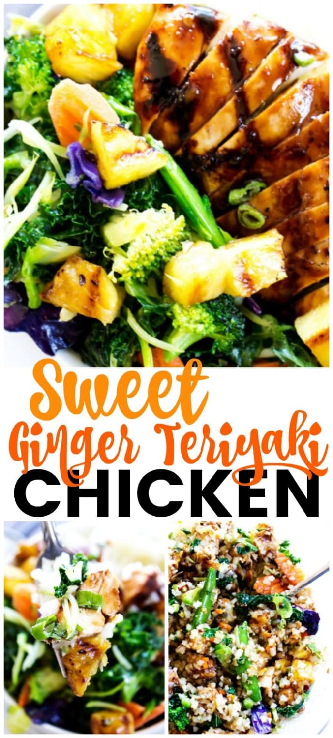 Sweet Ginger Teriyaki Chicken Bowls