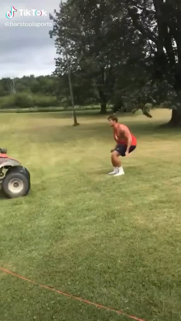 HMB while I attempt to jump over a speeding 4 wheeler