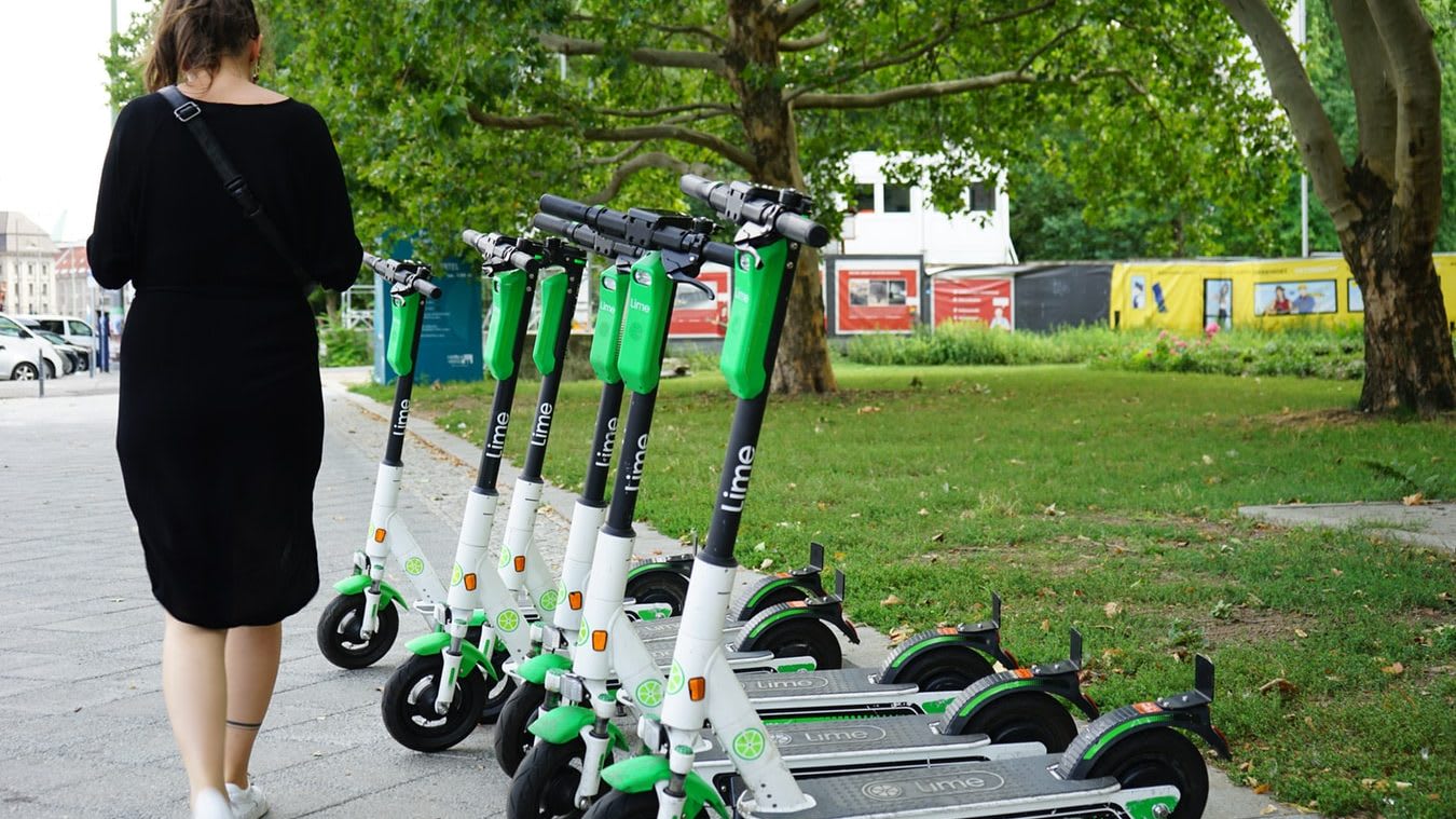 These electric scooters will return to a charging station alone