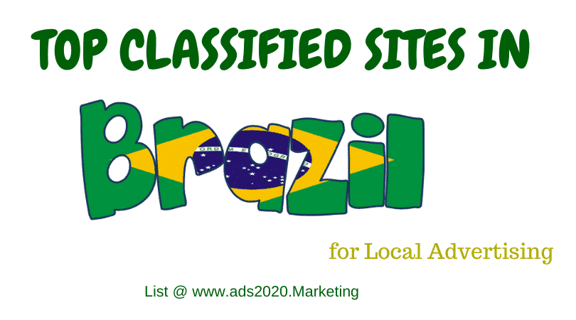 Post free Classified Ads in Brazil on Top 20 Brazilian Classifieds Sites