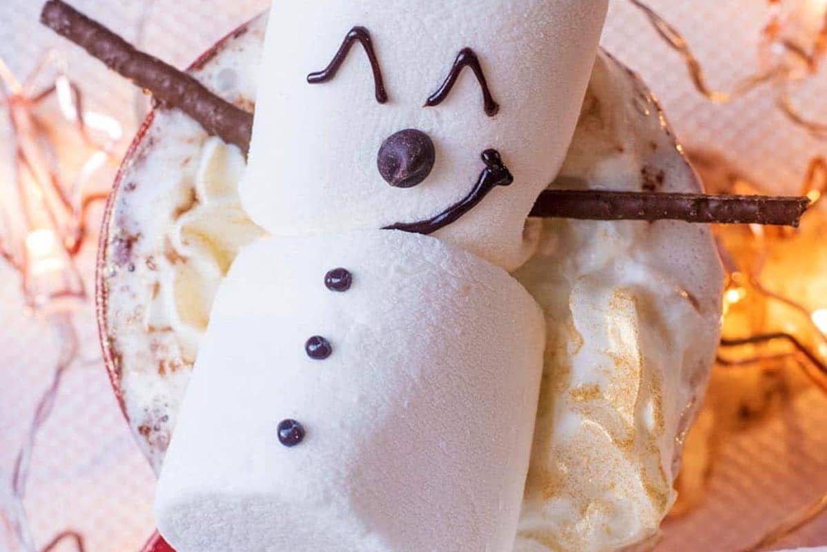 Christmas Snowman Hot Chocolate